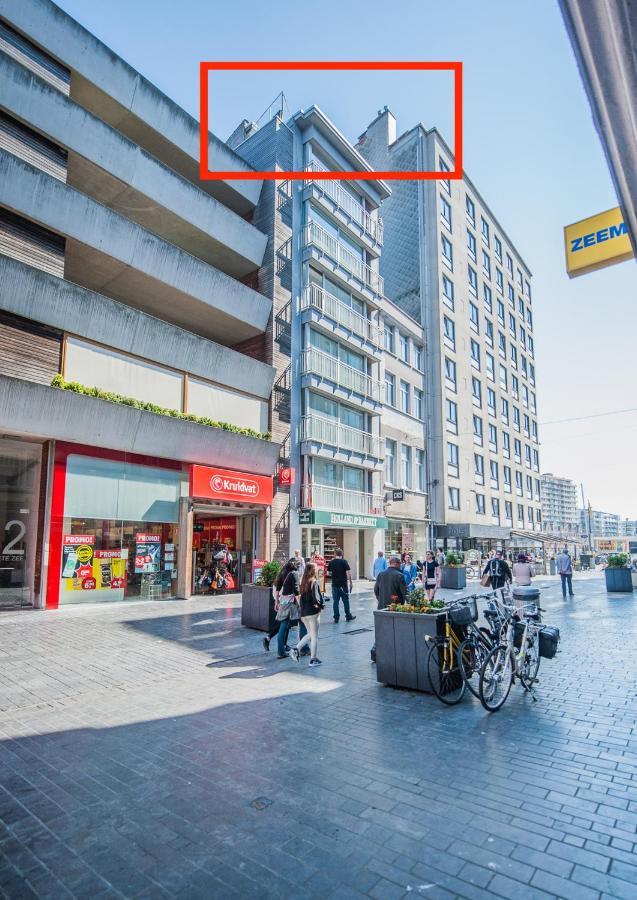 Studio Met Groot Zonneterras Centrum Oostende Exterior foto